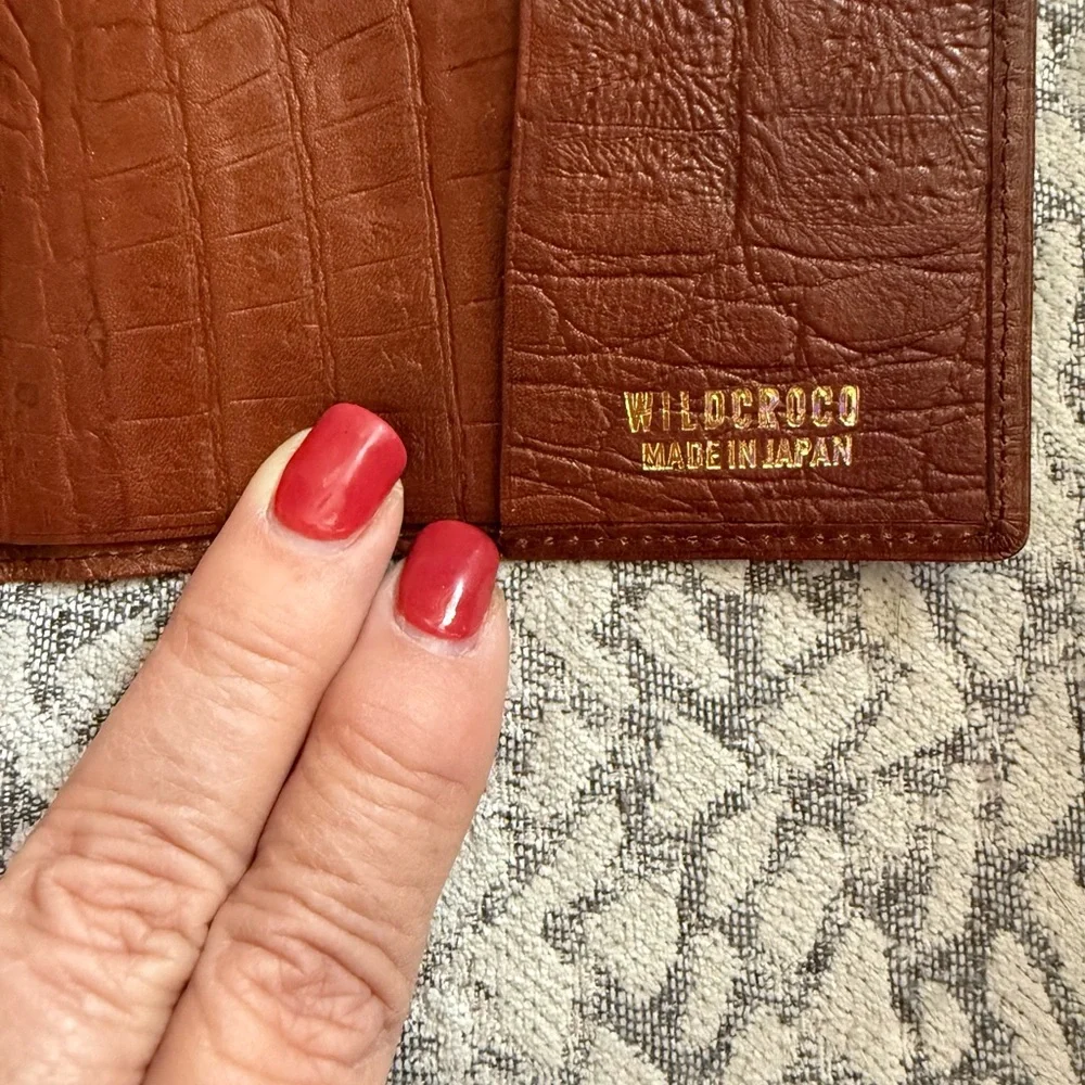 WildCroco Brown Croc Wallet